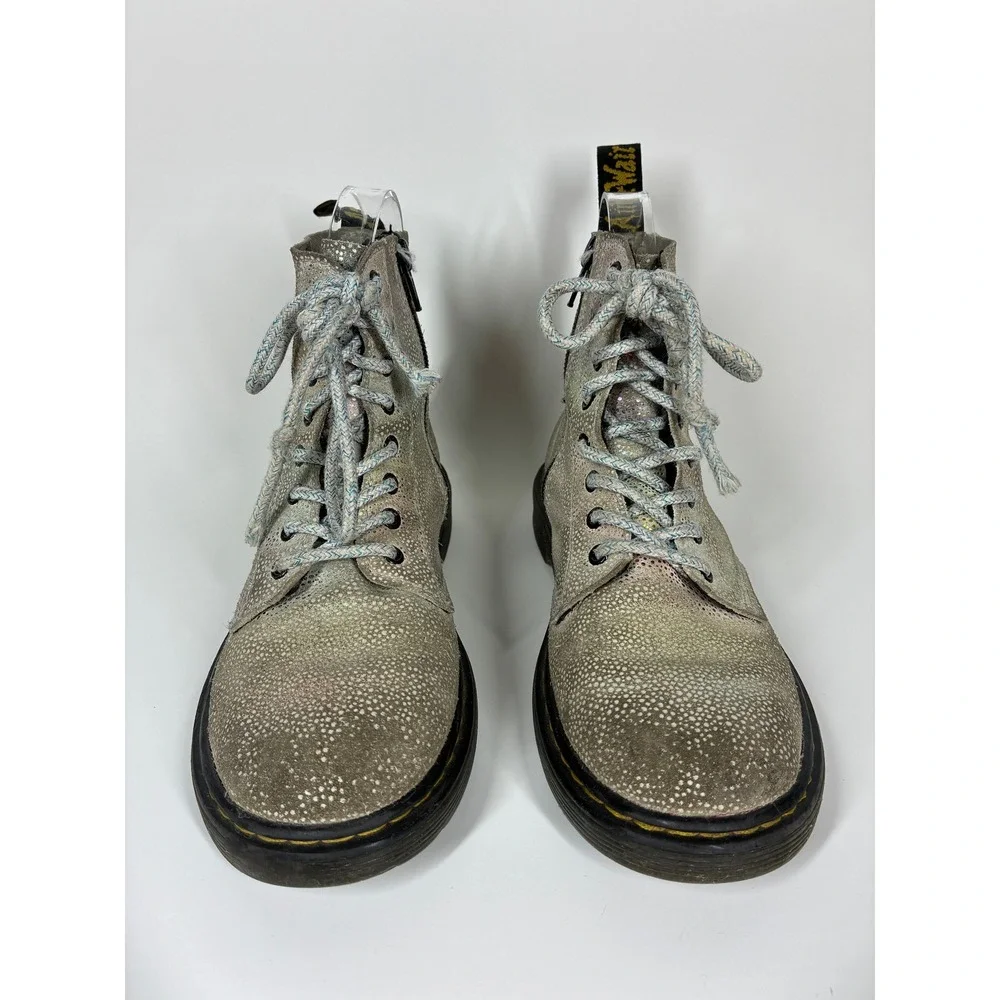 Dr. Martens 1460 Pascal J Iridescent Metallic Flecks Boots Kids Size 2 US 1 UK